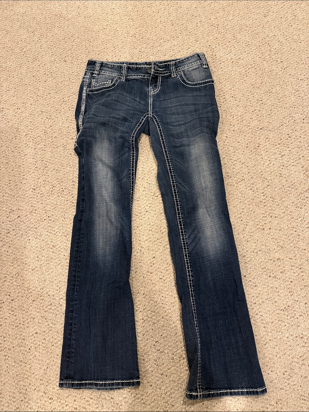 Dark Wash Women's Jeans - Classic Flared Fit